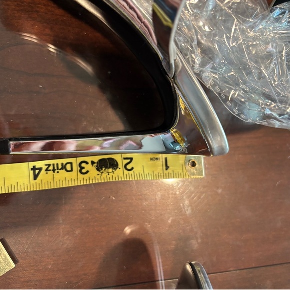 Calvin Klein Metallic Silver Strappy Heels - Picture 10 of 11